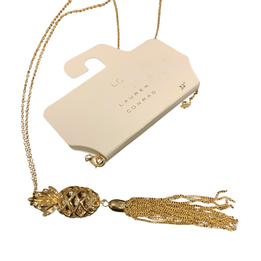 5for20 Nwt Lauren Conrad Gold Tone 32 Pineapple Necklace 5for20 Nwt Lauren Conrad Gold Tone 32 Pineapple Necklace